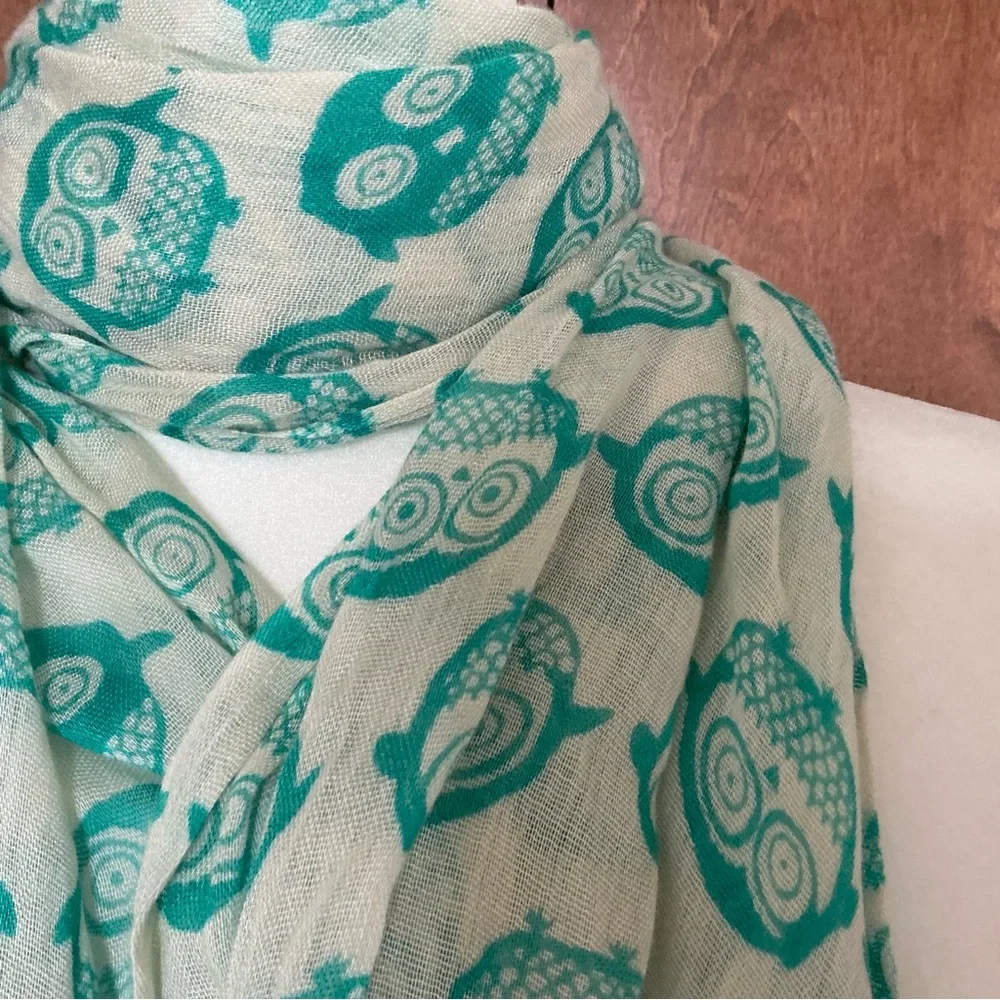 Owl Print Scarf
